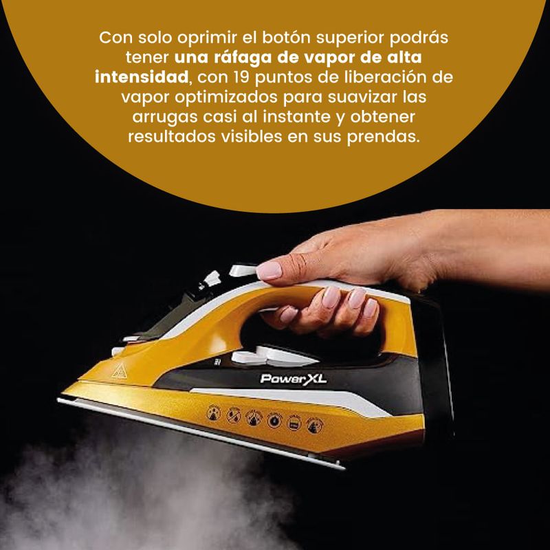 Plancha Vertical Vapor Para Ropa Desinfecta Vaporizador 2en1