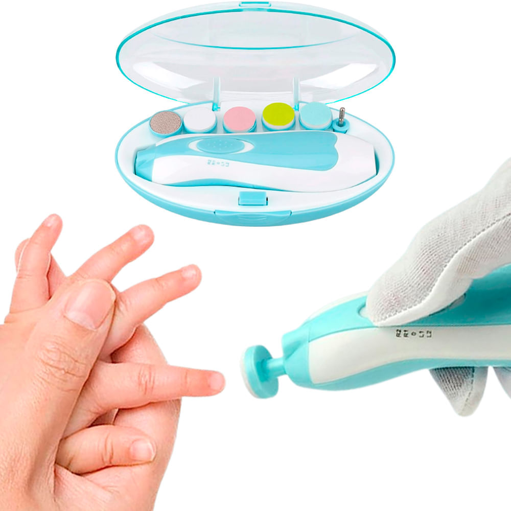 Lima Electrica para uñas de bebés y niños. Esta hermosa lima eléctrica está  diseñada para usarla en tu bebé en diferentes etapas de su…