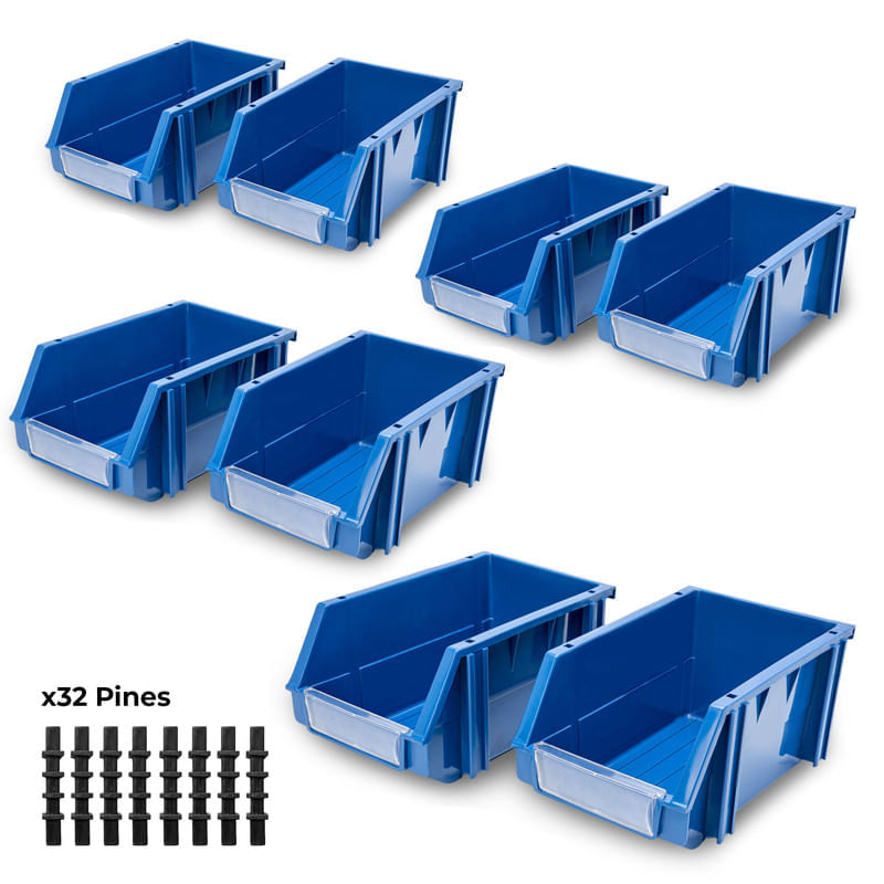 8 cajones organizador herramienta apilables y modulares 10Kg