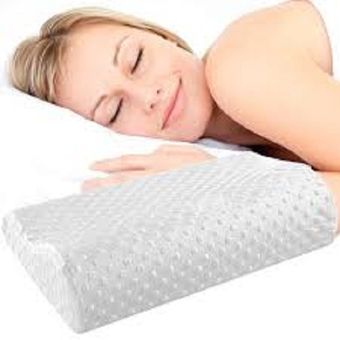 Almohada para dormir de lado o boca arriba viscoelástica firmeza media –  Aloe Vera - Colchonerias Wake Up