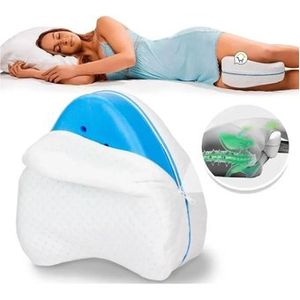 Almohada DreamOn Espuma viscoelástica Blanca 60 cm Ergonómica