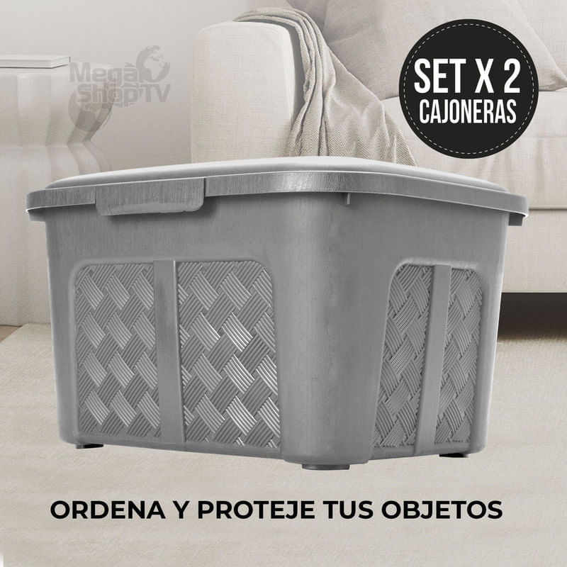 6 Canastas Para Organizar Juguetes Cocina Cestas De Almacenamiento Plastico  Set