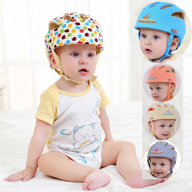 Casco protector para bebe antigolpes ajustable