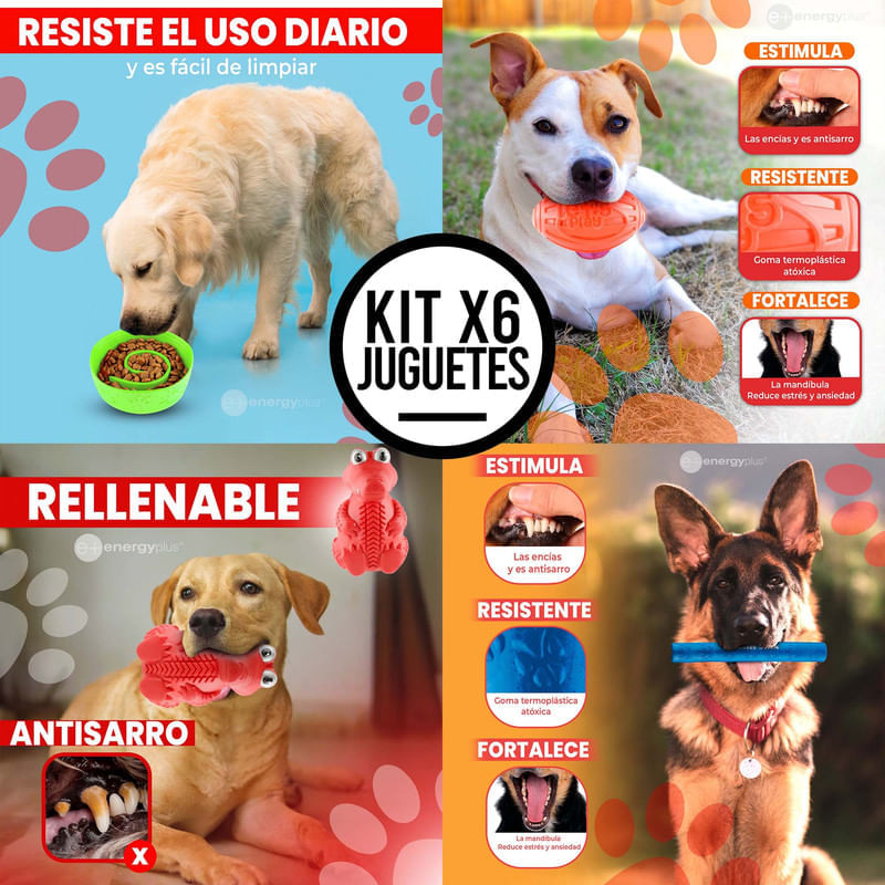 Kit De Juguetes Para Perro