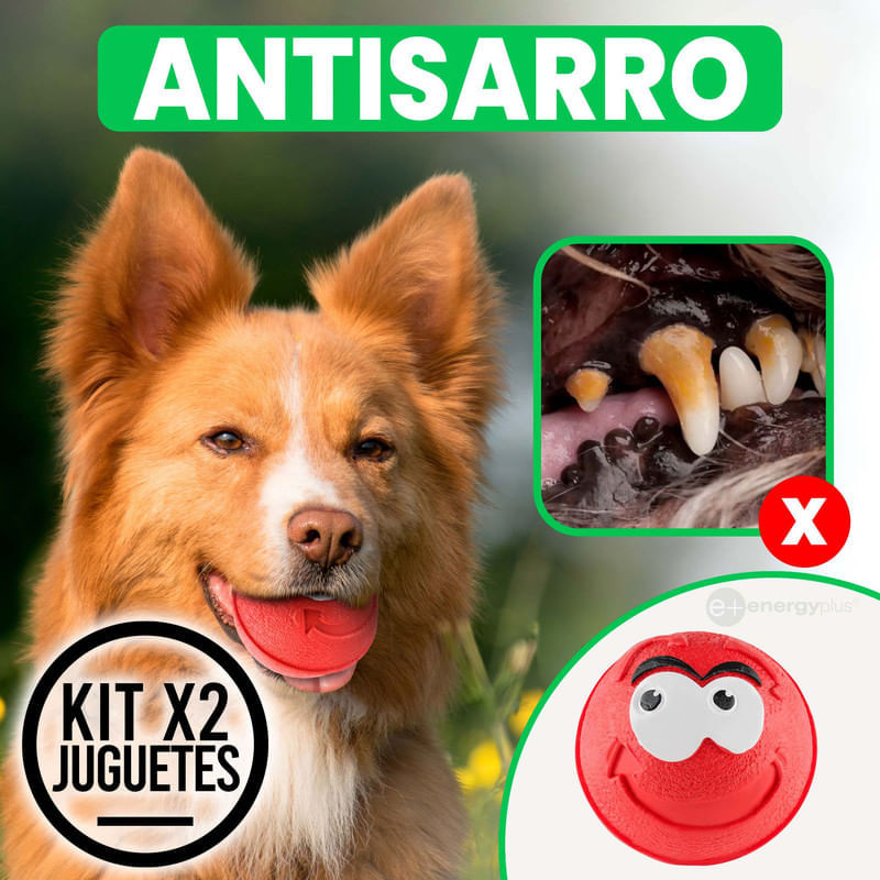 2 Patos de Goma Antisarro Juguete Interactivo Perros Peq y Medianos Azul  Rojo