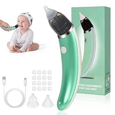 Limpiador de Nariz de bebé recargable, aspirador Nasal eléctrico de  silicona, succión ajustable, seguridad de la
