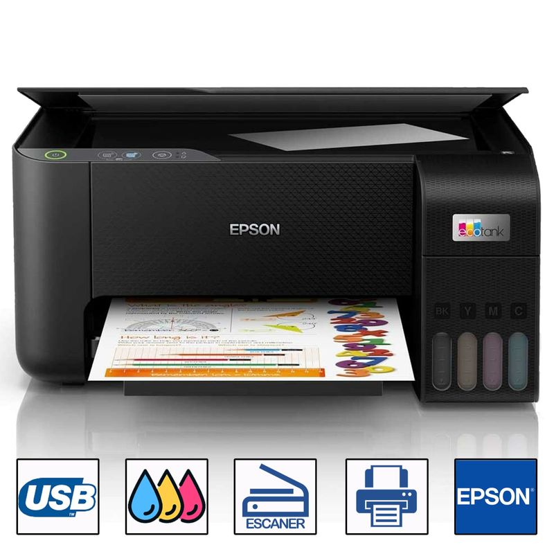 Impresora multifuncional Epson L3210 Inkjet Negro