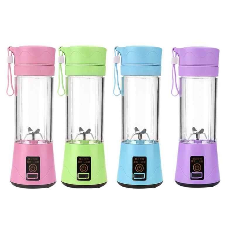 Mini Licuadora Portátil Recargable Usb Vaso De 380 Ml