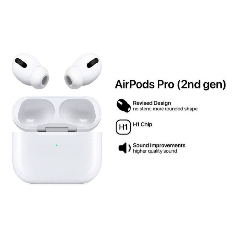 Apple AirPods Pro (2ª Generación - 2023) con estuche de carga