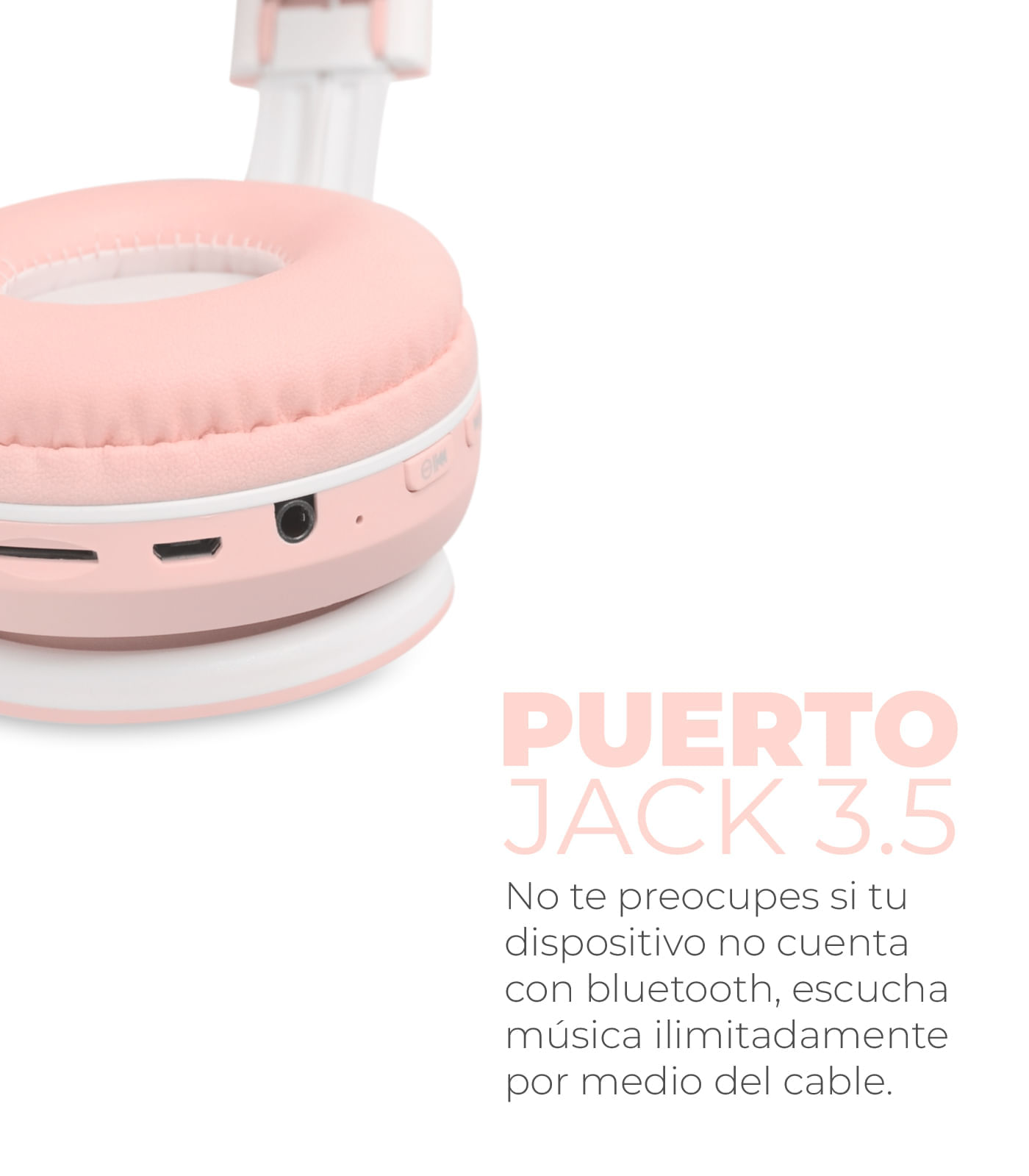 Auriculares Inalámbricos Bluetooth Inpods Boom Macaron Rosado ×