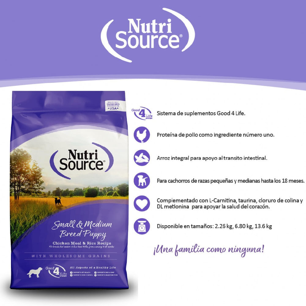 Nutrisource small hotsell and medium breed