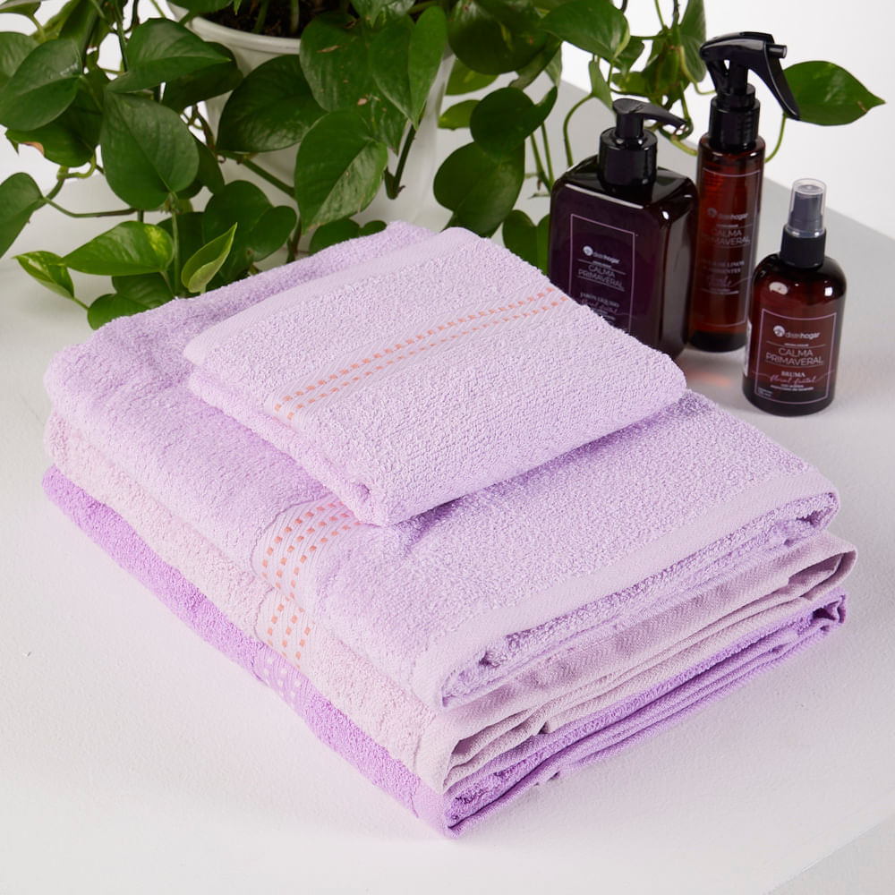 Kigai Herbs and Wild Flower – Juego de toallas con toalla de baño