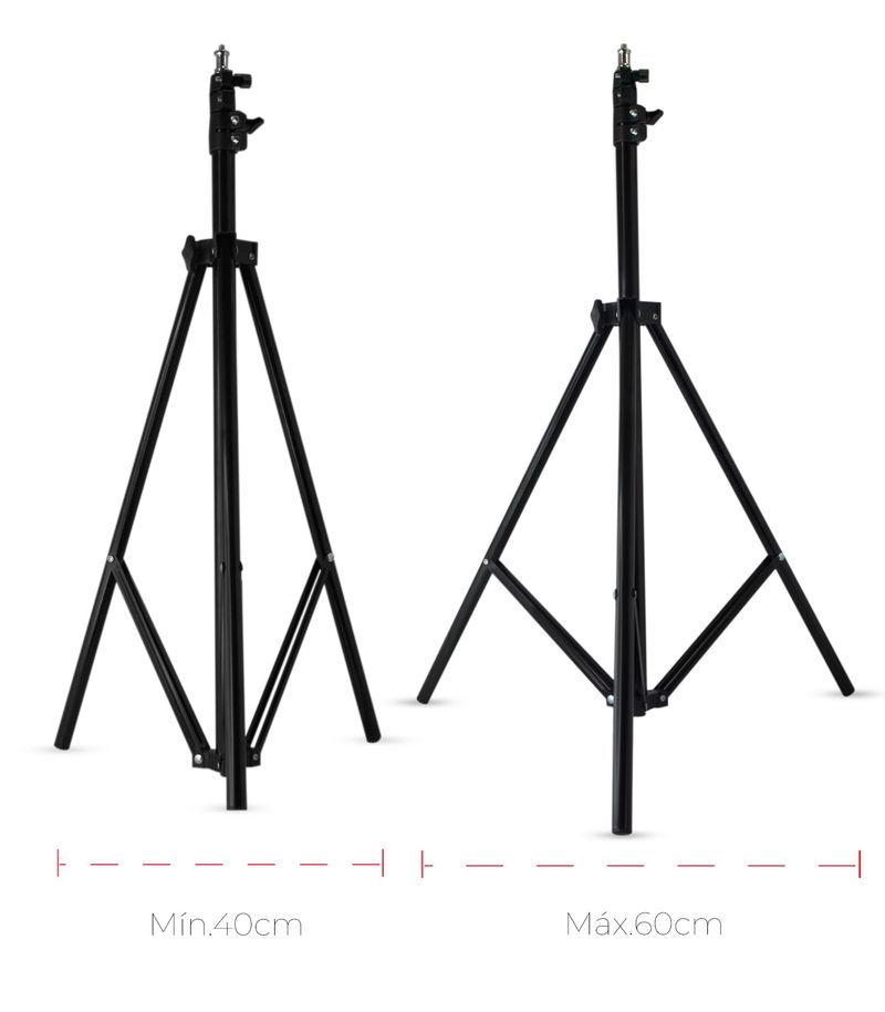 Tr pode Stand 2.10 Metros Para Aro De Luz C mara Flash Softbox