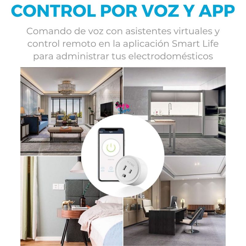 Enchufe Inteligente Wifi Control De Voz Alexa Google Asistente GENERICO