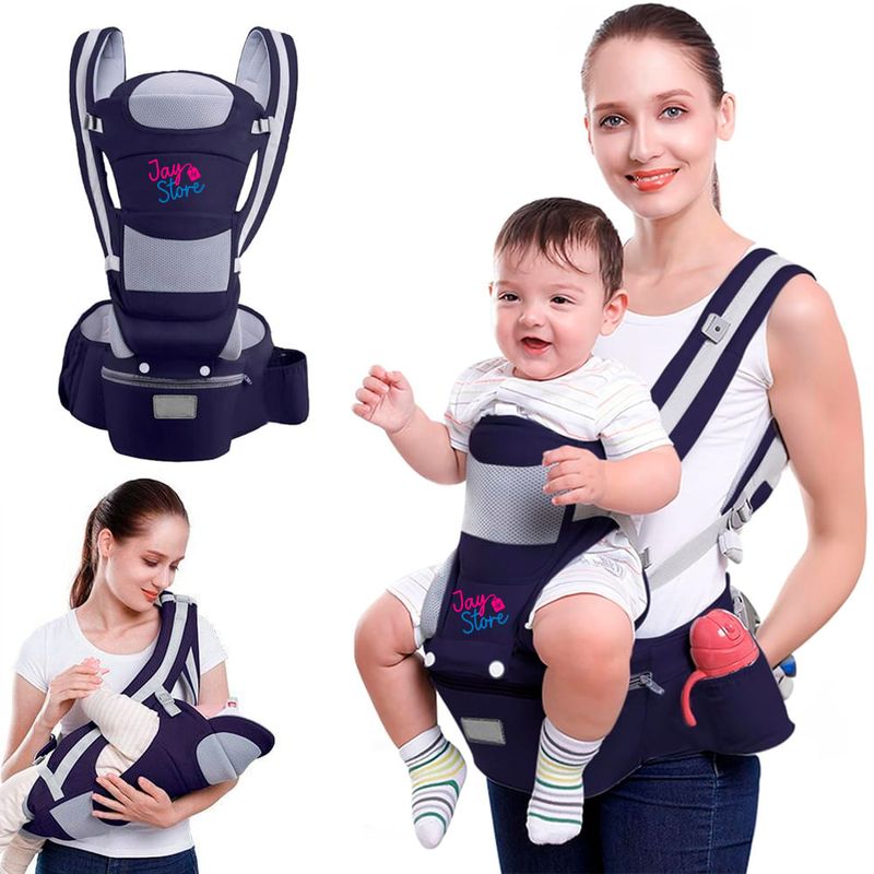 Canguro con best sale asiento para bebe