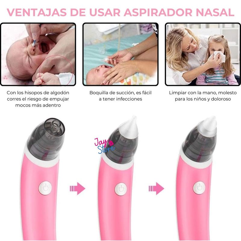 GENERICO Limpiador De Nariz - Lavado Nasal Bebe -2un - Blanco