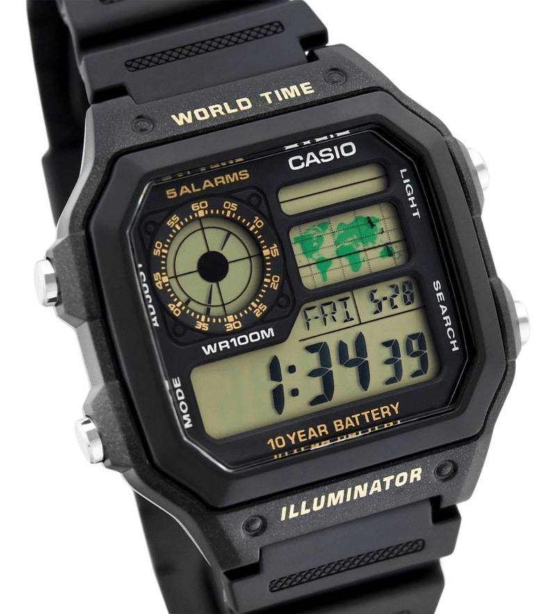 Reloj Casio Referencia AE-1200WHB-1B Diseño Deportivo