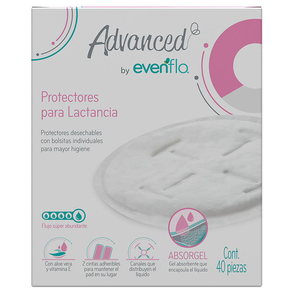 Protectores para lactancia Advanced by Evenflo 48 pzas