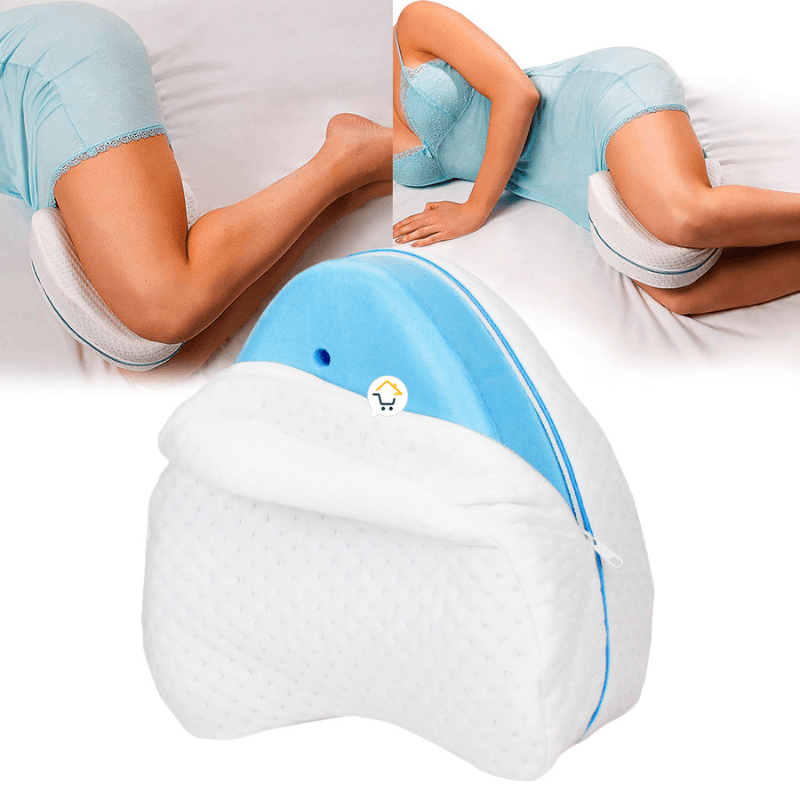 Almohada para piernas, Cojin para rodilla dormir de lado, blanco,  Terapeutica