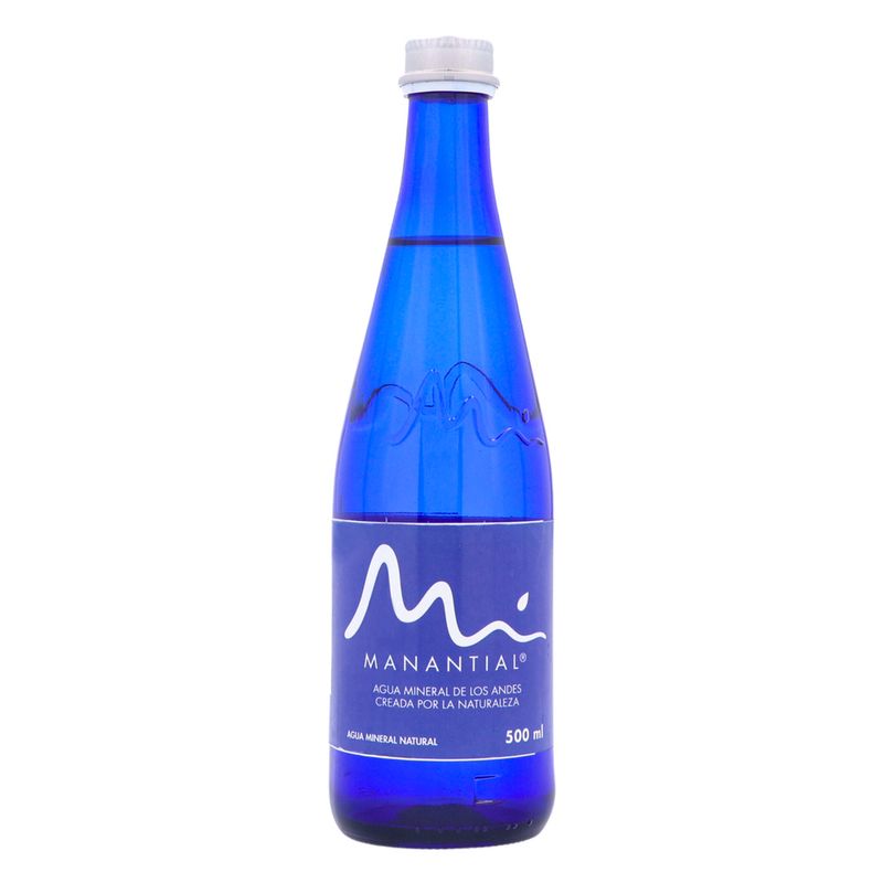Botellas Azules Para Agua De Vidrio