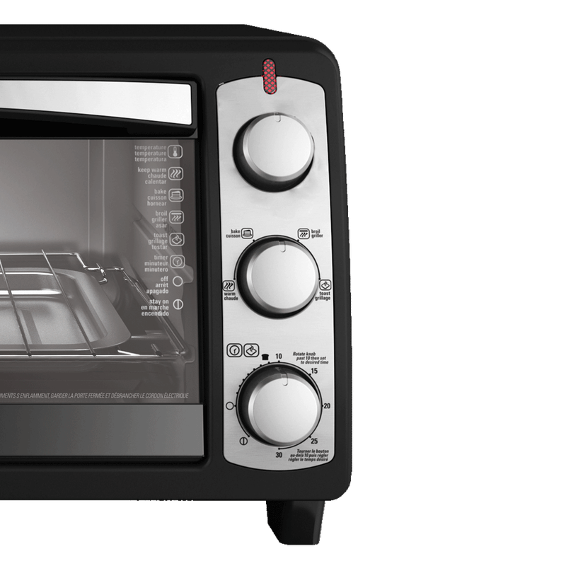 Horno Tostador Black Decker TO1940BD 14 Litros Negro