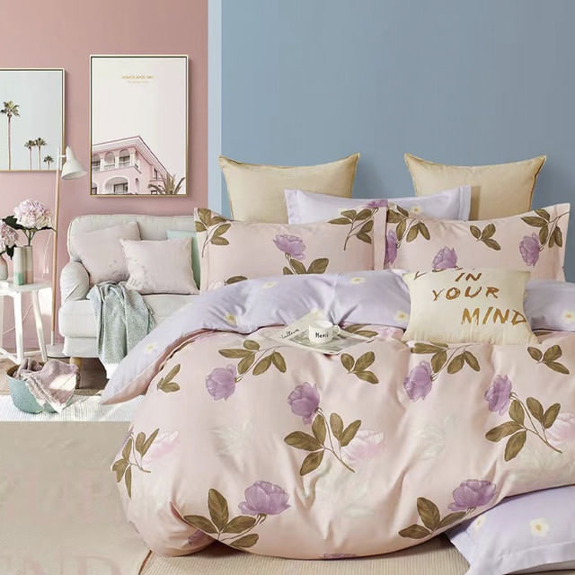 Funda Duvet Estampado Flores sobre Blanco