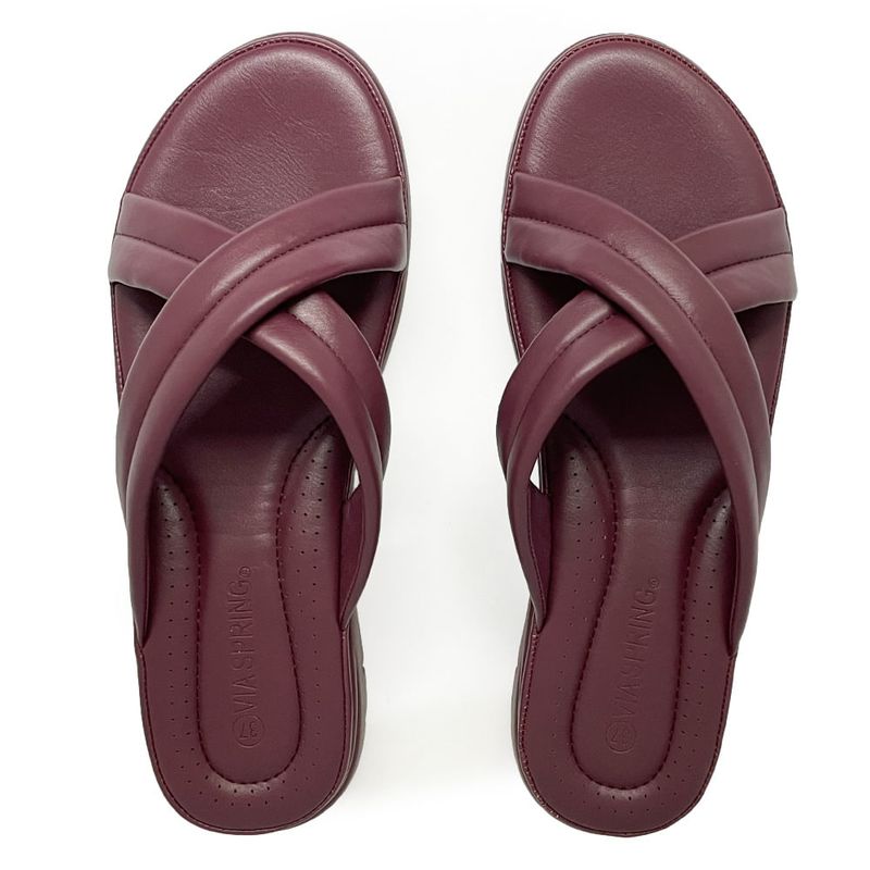 Sandalias vinotinto mujer hot sale