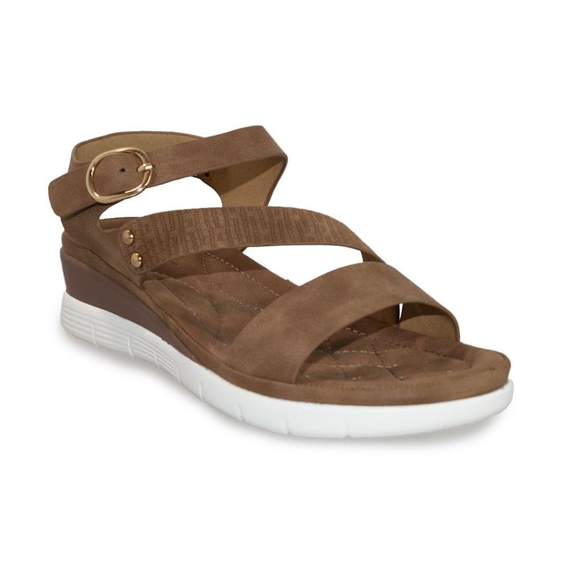 SANDALIAS MUJER MARCA VIA SPRING BEIGE