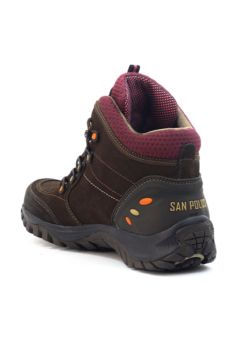 BOTAS MUJER MARCA SAN POLOS COLOR CAF