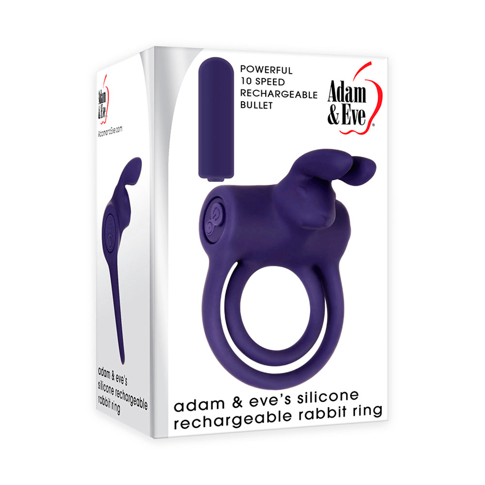 Anillo para el pene rabbit recargable