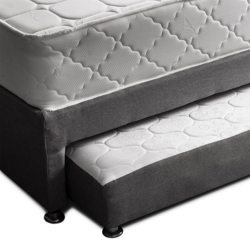 Combo Sigma Dream 120x190+Somier Pluss M2 Lino Gris 120x190+Almohada  Fantasía Económica