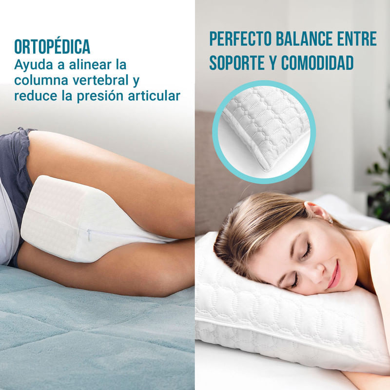 Set X2 Almohada ultrasonido Almohada Piernas Ortopedica Gel