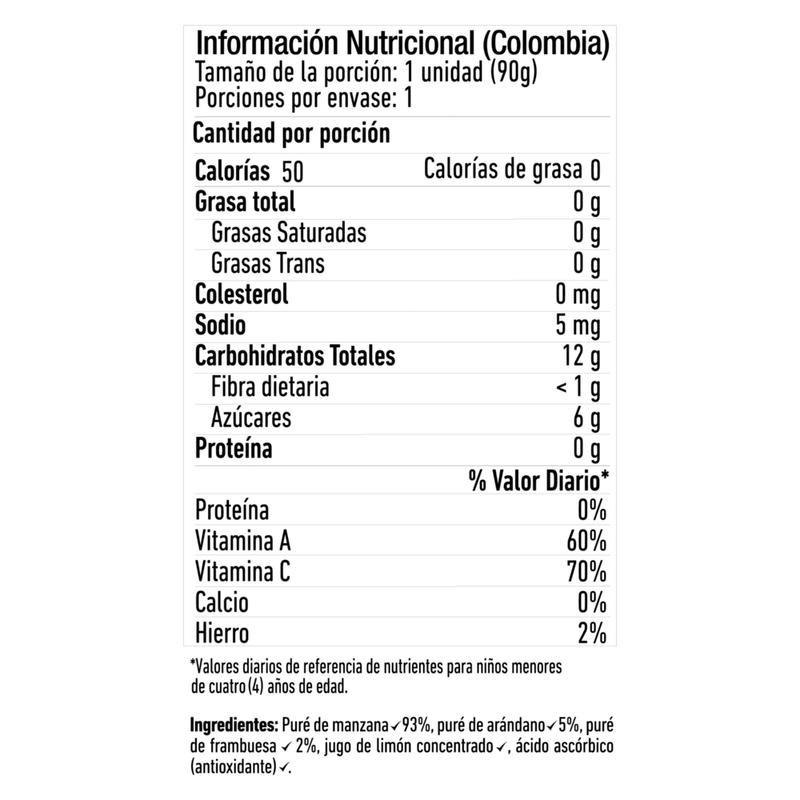 COMPOTA MAH FRUTOS DEL BOSQUE 90G