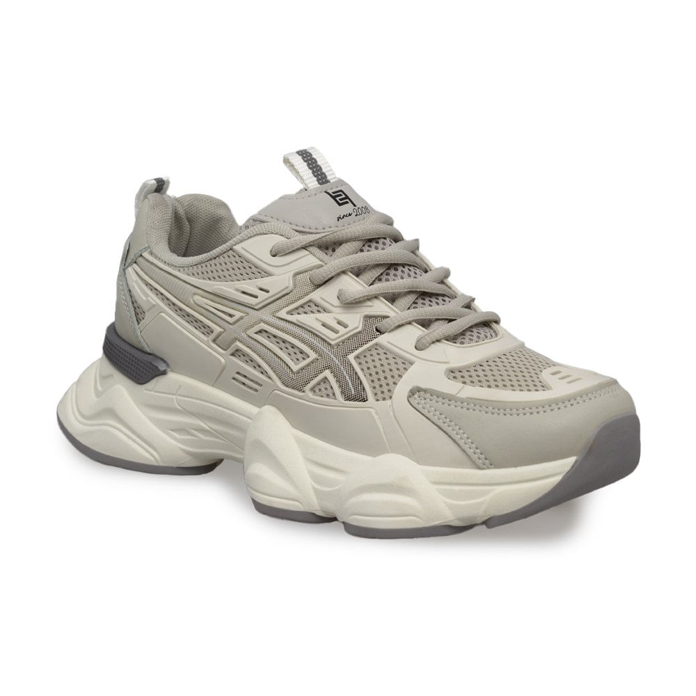 TENIS CASUAL MUJER MARCA FACE2FACE COLOR GRIS