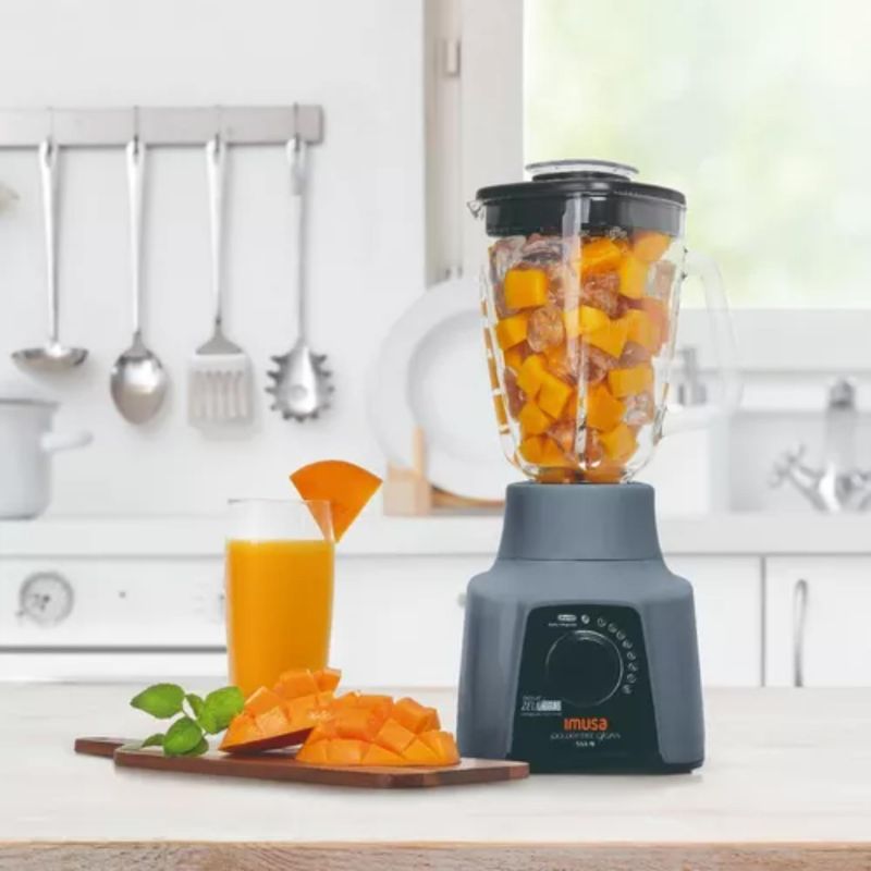 Licuadora IMUSA Powermix Glass 8 Velocidades Gris