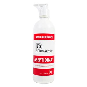 ASEPTIDINA JABON QUIRURGICO ESPUMA (CLORHEXIDINA 4%)