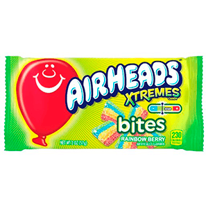 CARAMELO AIRHEADS XTREMES BITES RAINBOW BERRY