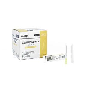 AGUJA HIPODERMICA ALFASAFE 20G X 1 1/2 DESECHABLE