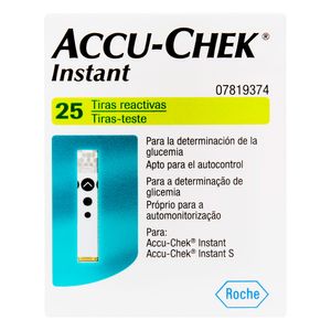 ACCU CHEK INSTANT TIRAS X 25 ACCUCHEK