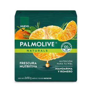 OFERTA JABON PALMOLIVE MANDARINA Y ROMERO X 3