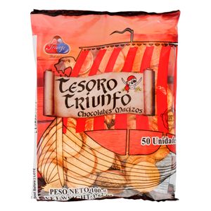 MONEDAS DE CHOCOLATE TESORO TRIUNFO