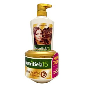 OFERTA CHAMPU NUTRIBELA 15 (400ML) + TRATAMIENTO (300ML) REPARACION INTENSIVA