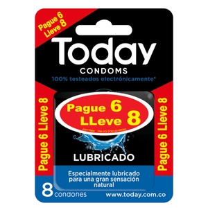OFERTA PRESERVATIVO TODAY LUBRICADO PAGUE 6 LLEV 8