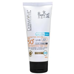 DERMAVIVE PROTECTOR SOLAR SPF 50+ LOCION FAMILY