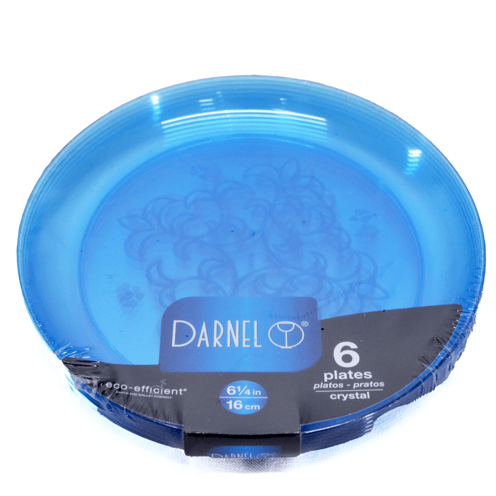 Plato Cristal Darnel Platos Cristal Desechables BANDEJA 29CM