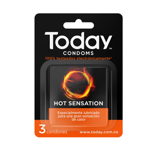 PRESERVATIVO TODAY HOT SENSATION
