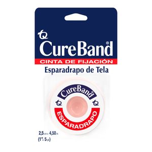 ESPARADRAPO CUREBAND TELA BLISTER 1 X 5 YD