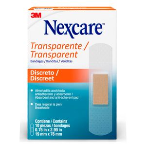 CURAS PLASTICAS TRANSPARENTE  3M NEXCARE