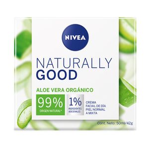 CREMA NIVEA FACIAL NATURALLY GOOD ALOE DIA