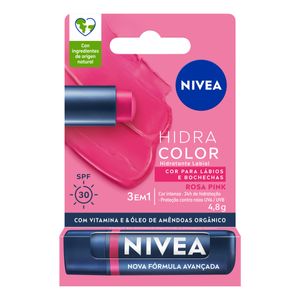 PROTECTOR LABIAL NIVEA LIP CARE COLOR ROSA